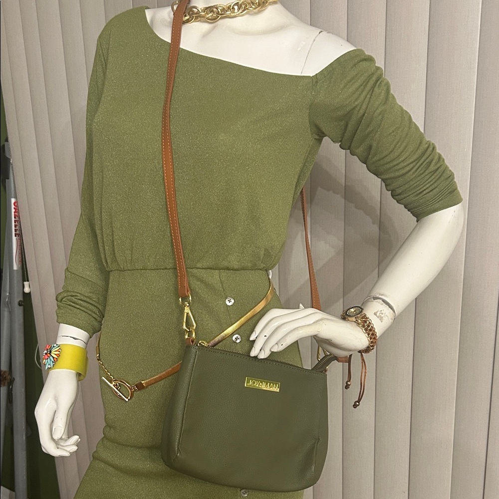 Lovers + Friends Green Asymmetrical Dress!  We don’t do regular!! - Picture 5 of 12